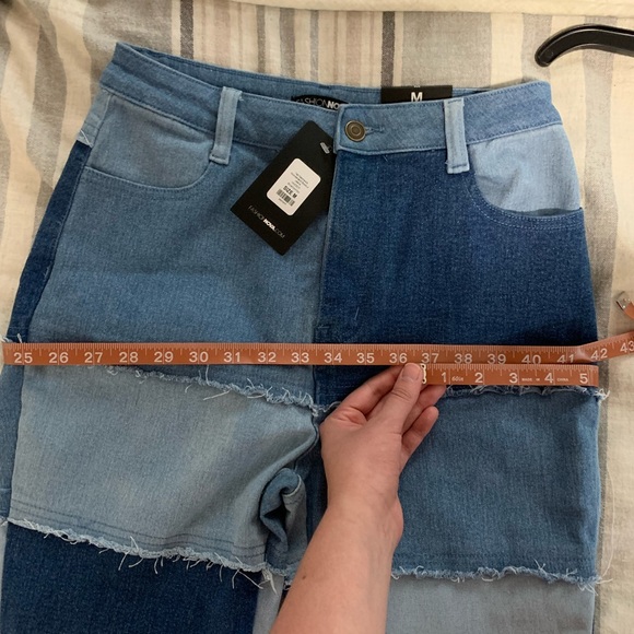 Bell Bottom Patchwork Jeans - Picture 8 of 8